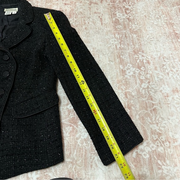 Ann Taylor Sparkly Tweed Blazer With Crystal Buttons - Picture 7 of 11